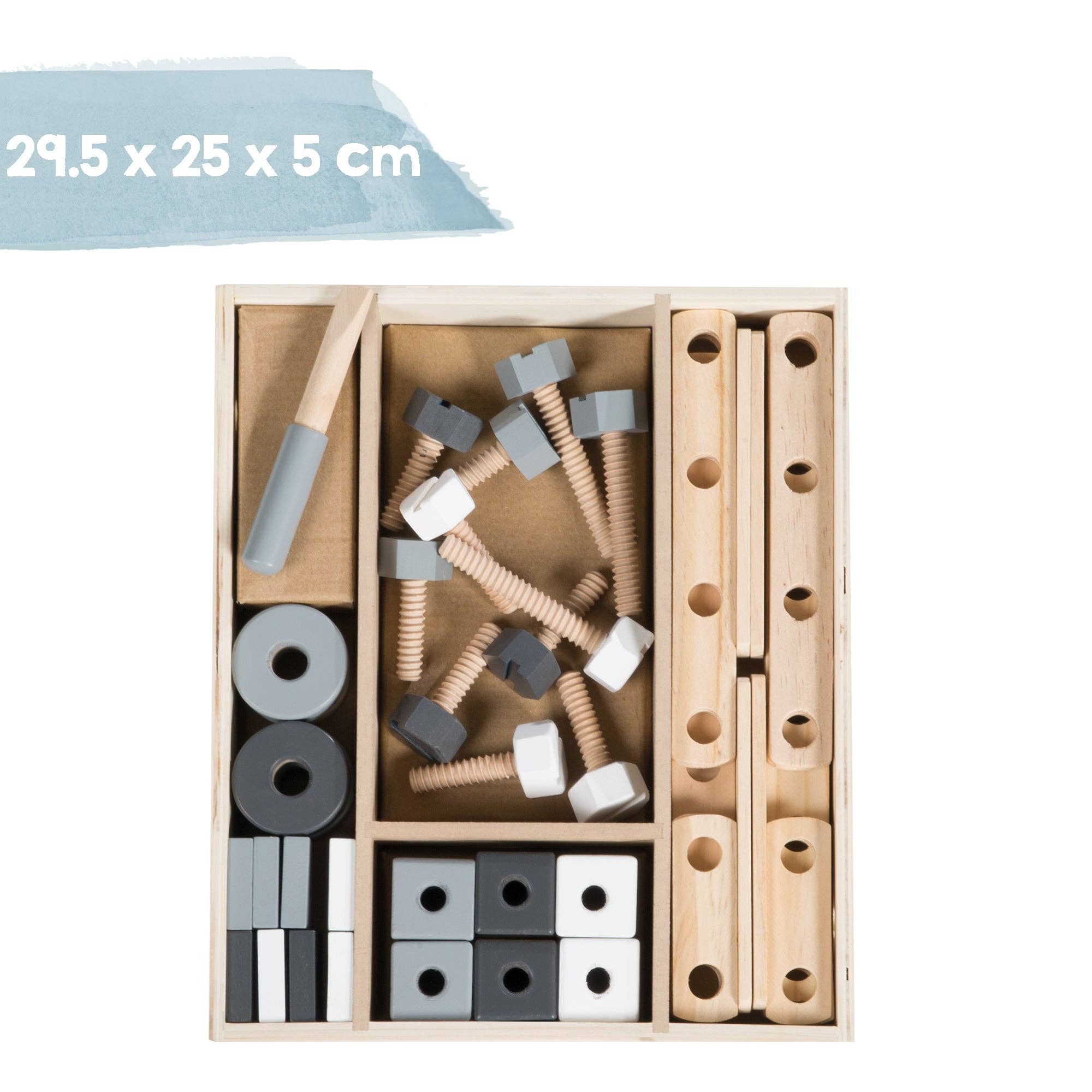 roba kids - Wholesale Wood Toy - Kids - ROBA wooden construction kit, 48-piece construction kit, wooden tool13