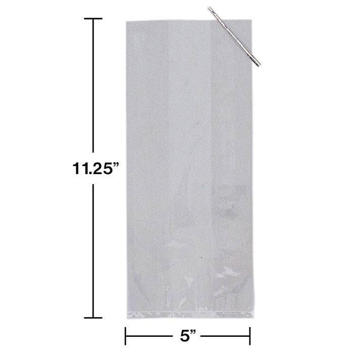 Bulk Party Decor - Wholesale Favor Bags - Clear Large Cello Treat Bags, 20/Pkg