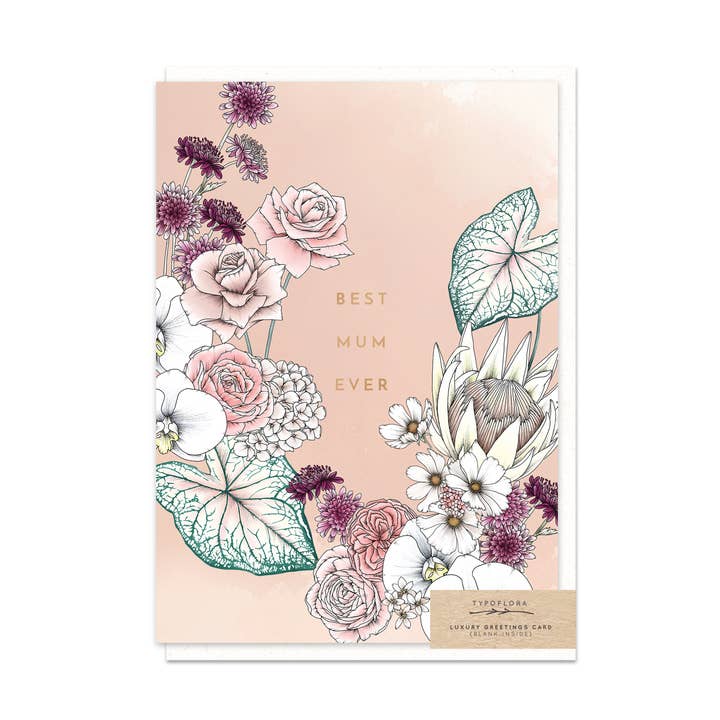 Typoflora – Engroshandel Morsdagskort – Dreamy Best Mum Ever-kort0