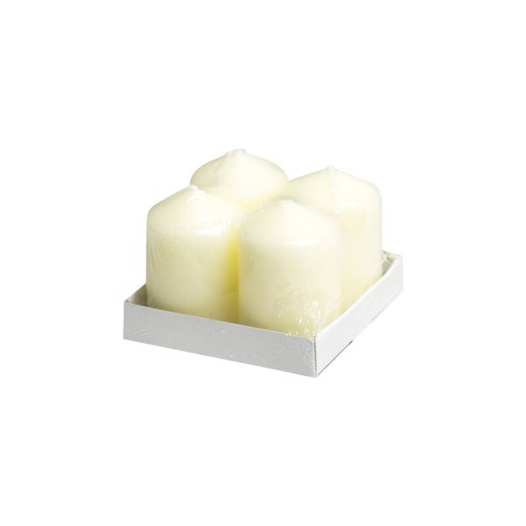 AUM Fragrances - Wholesale Votive Candle - Votive Candle Pack Of 4 C/Tab Ivory
