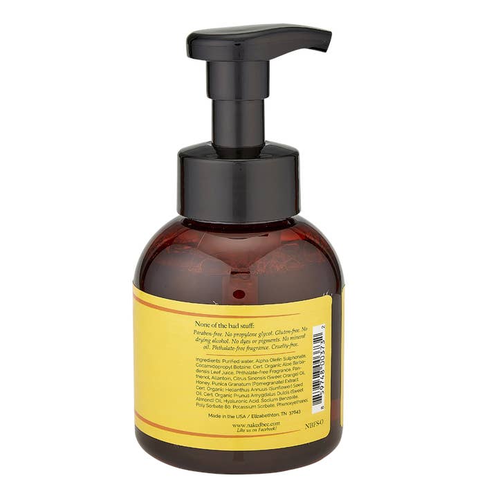 The Naked Bee - Wholesale Hand Soap/Wash - 12 oz Orange Blossom Honey Foaming Soap1