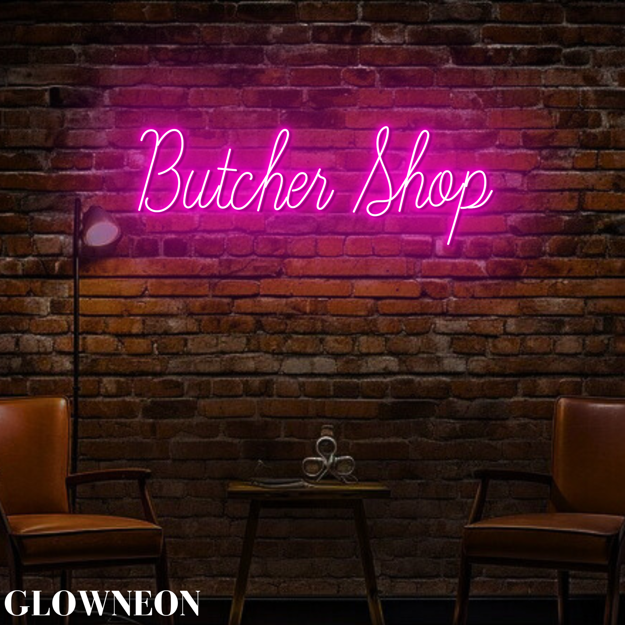 Glow Neon - Wholesale Neon Sign - Butcher Shop Wall Neon Light, Butcher Meat Shop Led Light Up2