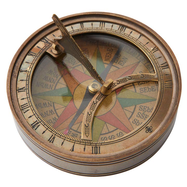Paradox Collections - Wholesale Navigational Compass - Bronze Sundial Compass