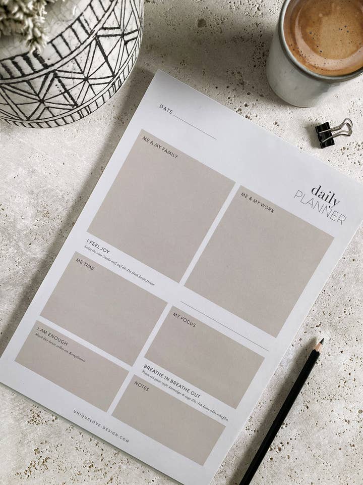 Organiser — Daily Planner for wholesale by UNIQUE LOVE Design