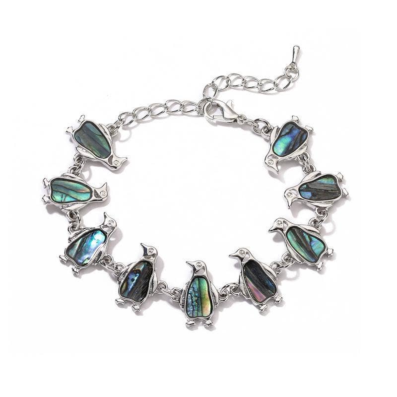Mio Queena – wholesale Charm/dangle bracelet – Multi-style Abalone Shell Metal Chain Bracelets15