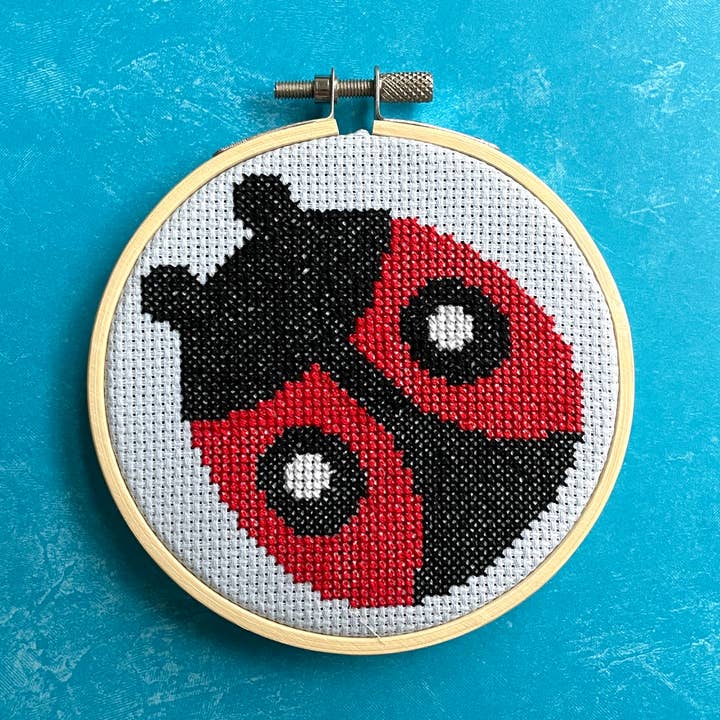 Ladybug by Mary Engelbreit Counted Cross Stitch DIY KIT for wholesale by Spot Colors