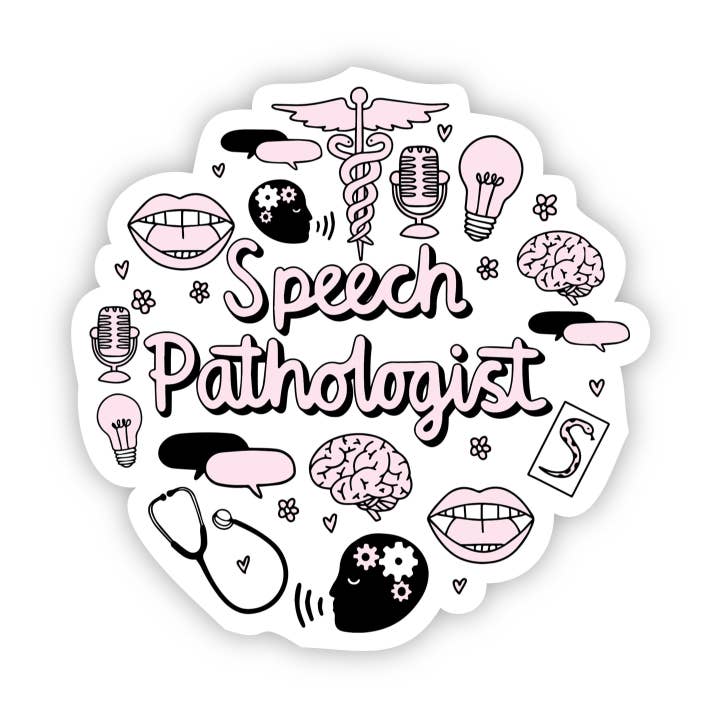 Speech Pathologist Sticker for wholesale by Big Moods