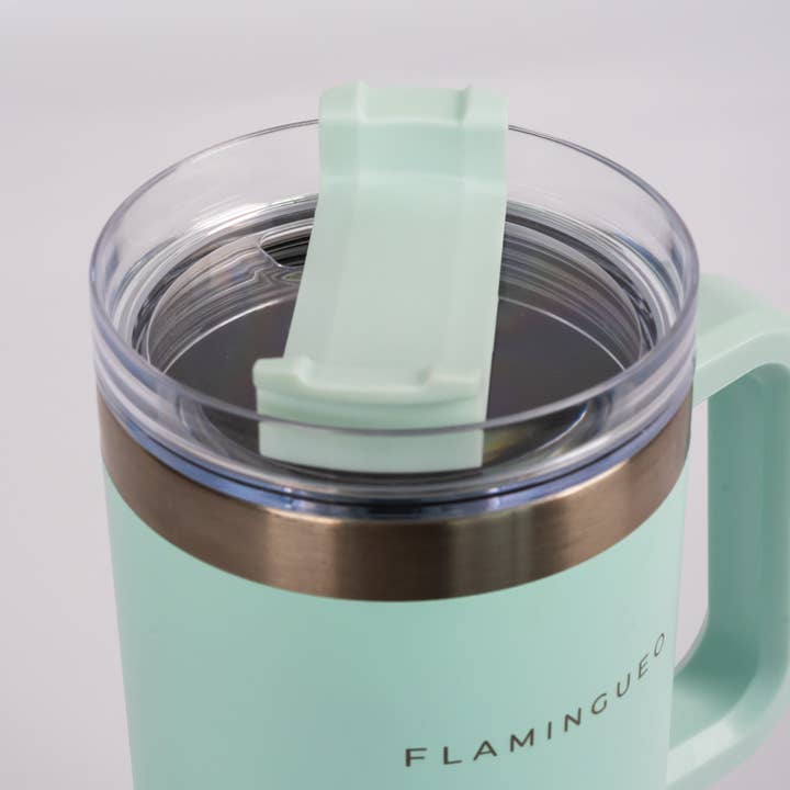 Flamingueo - Wholesale Insulated Mug/Tumbler - Aquamarine thermos bottle stainless steel 3