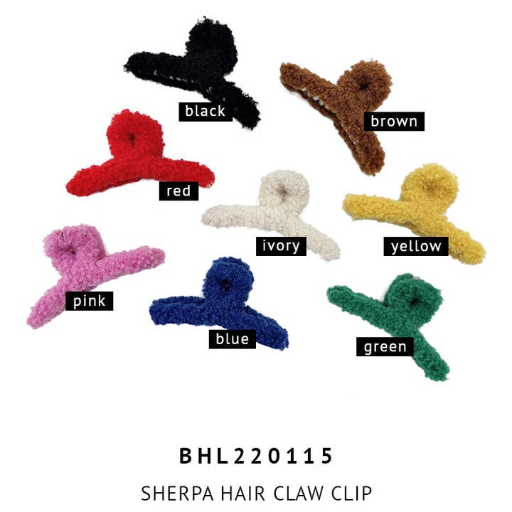 Do Everything In Love® - Vendita all'ingrosso Fermaglio per capelli - Donna - Fermaglio per capelli Sherpa