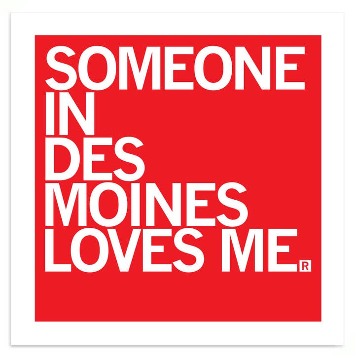 Someone Loves Me DM Sticker for wholesale by RAYGUN