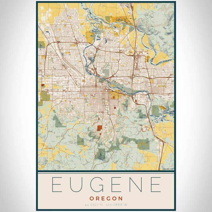 JACE.design - Vente Affiche d'art - Eugene OR Carte Imprimer Woodblock2