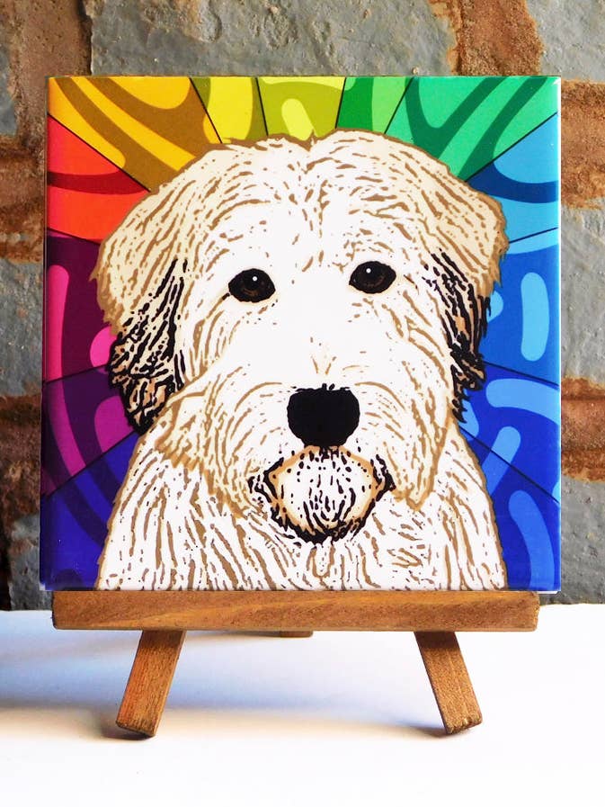 Wheaten keramische kunst tegel voor wholesale door Sabyloo