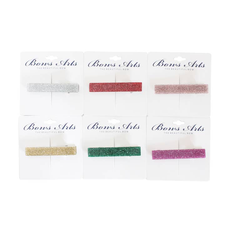 Clips de barra con purpur para venta al por mayor de Bows Arts