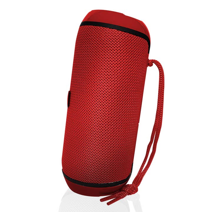 Red Soundbound Sonorous Grip Geschwungener Bluetooth-Lautsprecher mit Handschlaufe Rot für den Großhandel auf Faire3