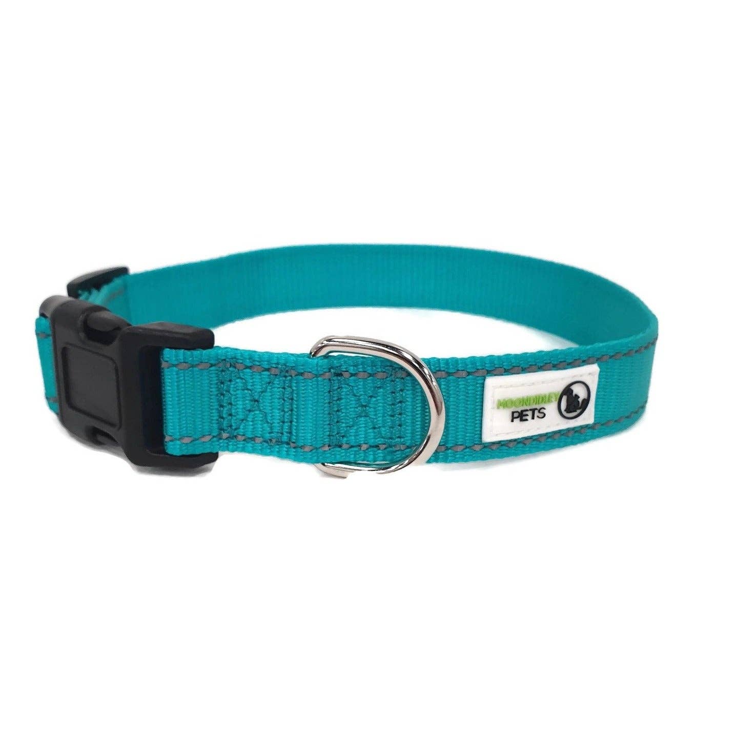 Moondidley Pets - Wholesale Pet collar – Dog - Nylon w/Reflective Stitching Dog Collar - Moondidley Pets0