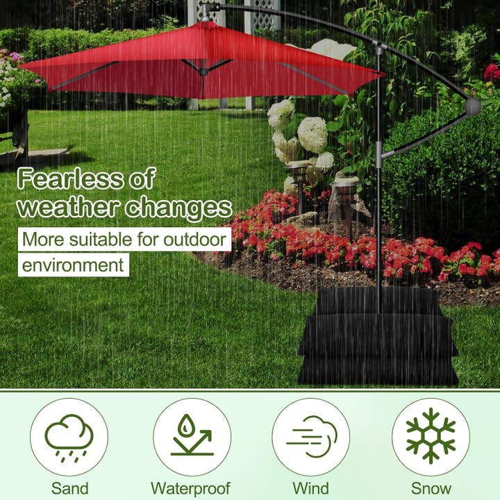 ShipItFurniture - Wholesale Outdoor Ornament/Decor - 5 Pack 55 Pound Fillable Sandbags Outdoor Umbrella Bases4