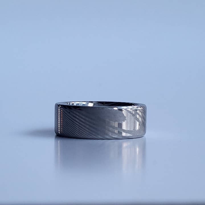 Damascus Band for wholesale by Natural Evolution Design