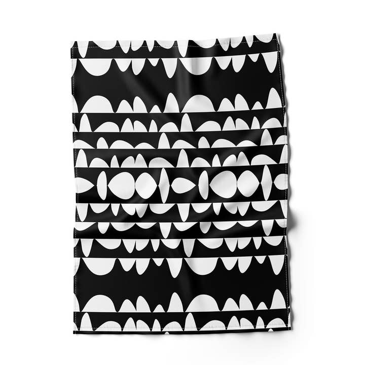 Humpday svart kökshandduk för wholesale av Rochelle Porter Design