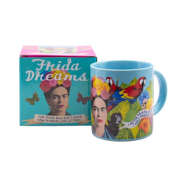 Tasse à café artistique Frida Kahlo pour la vente par Unemployed Philosophers Guild