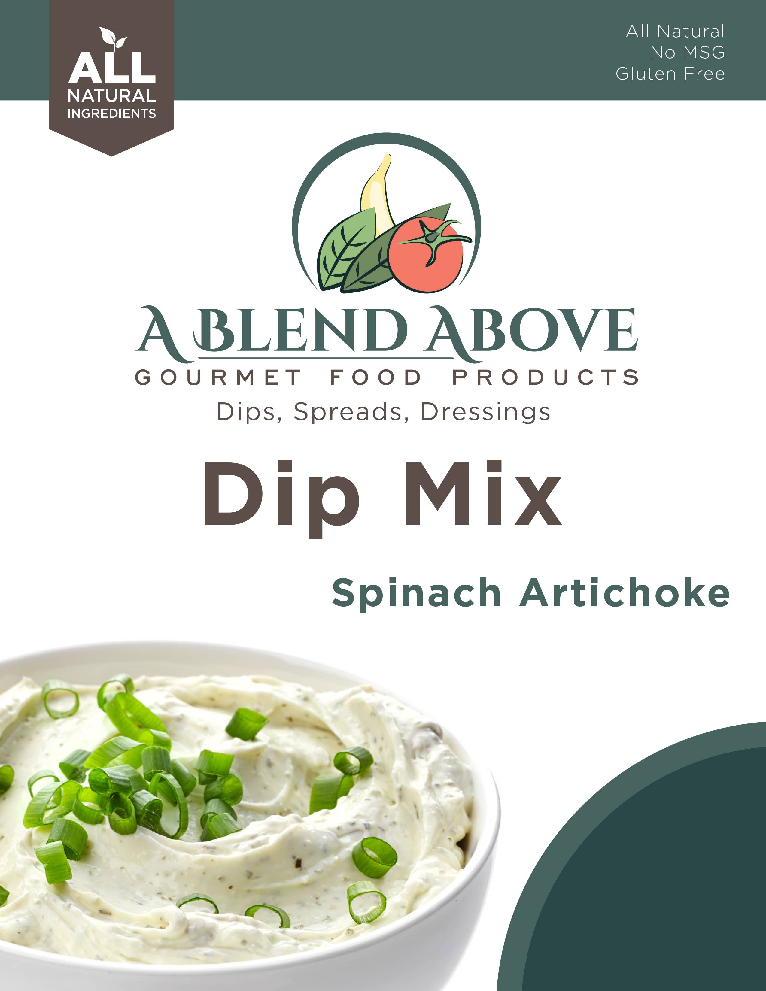 A Blend Above - Wholesale Dip - Spinach Artichoke Dip Mix3