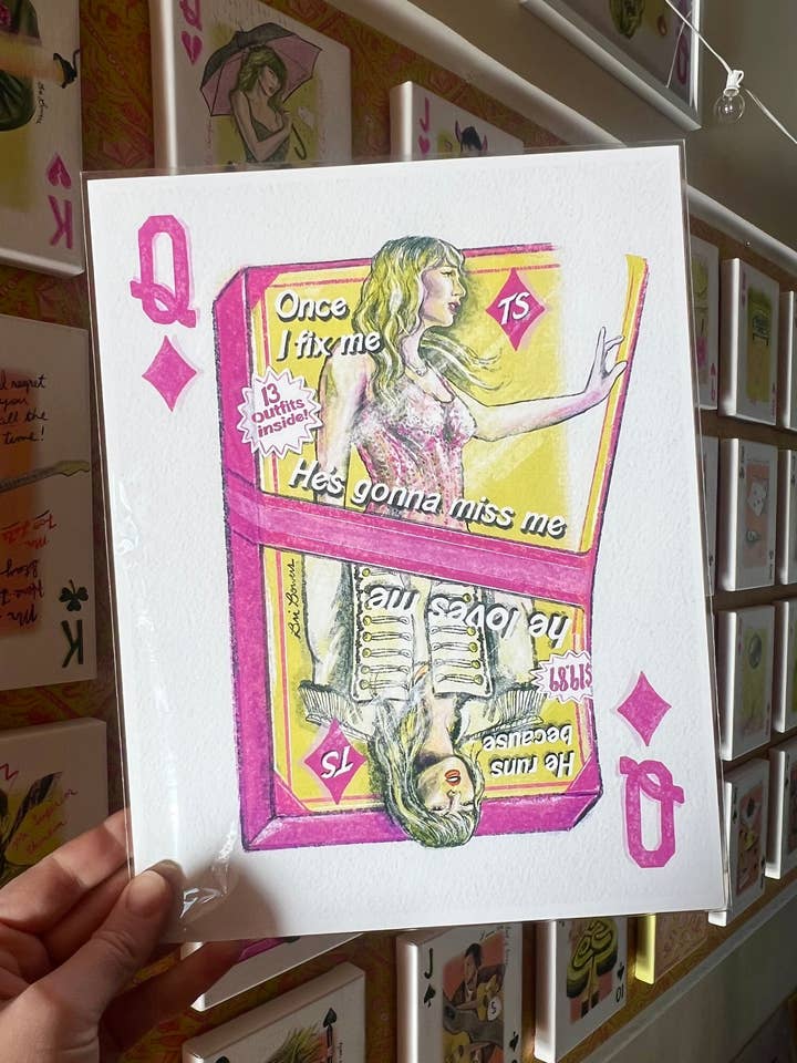 Impresión Reina de Diamantes de Taylor Swift para venta al por mayor de Bri Bowers