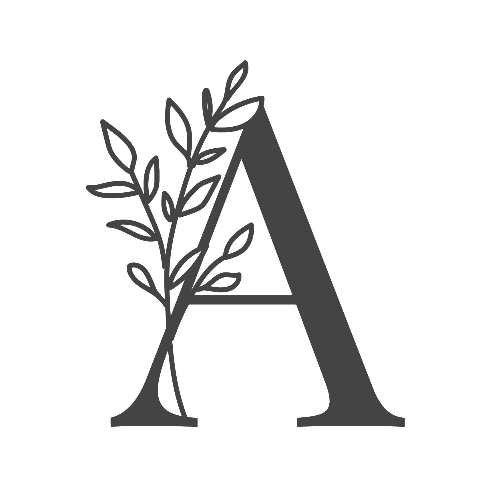 Keystone Steel Co. - Wholesale Wall Accent - Botanical Letter Wall Decor0