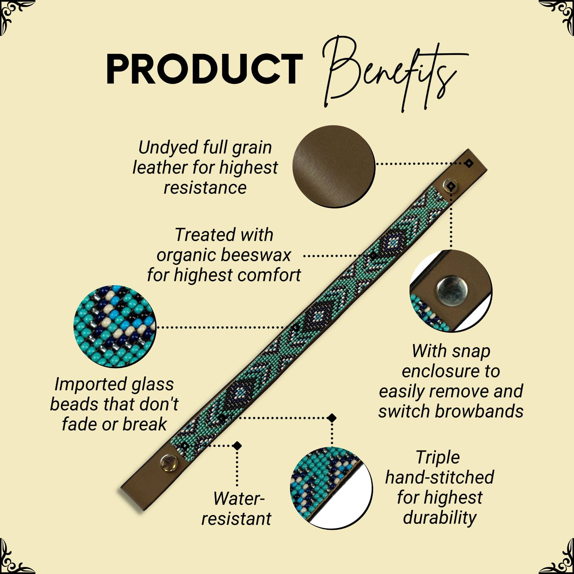 Sambboho - Vente Équipement d’équitation - Bandeau pour chevaux Sambboho de Saint Tropez1