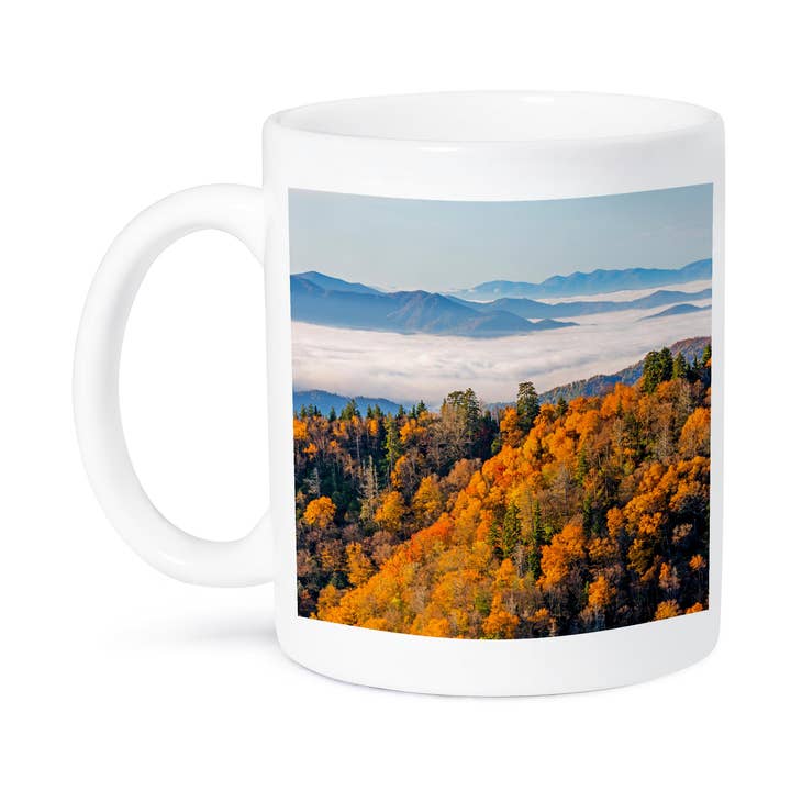 3dRose, Tennessee, Great Smoky Mountains, Newfound Gap, Mug for wholesale by 3dRose