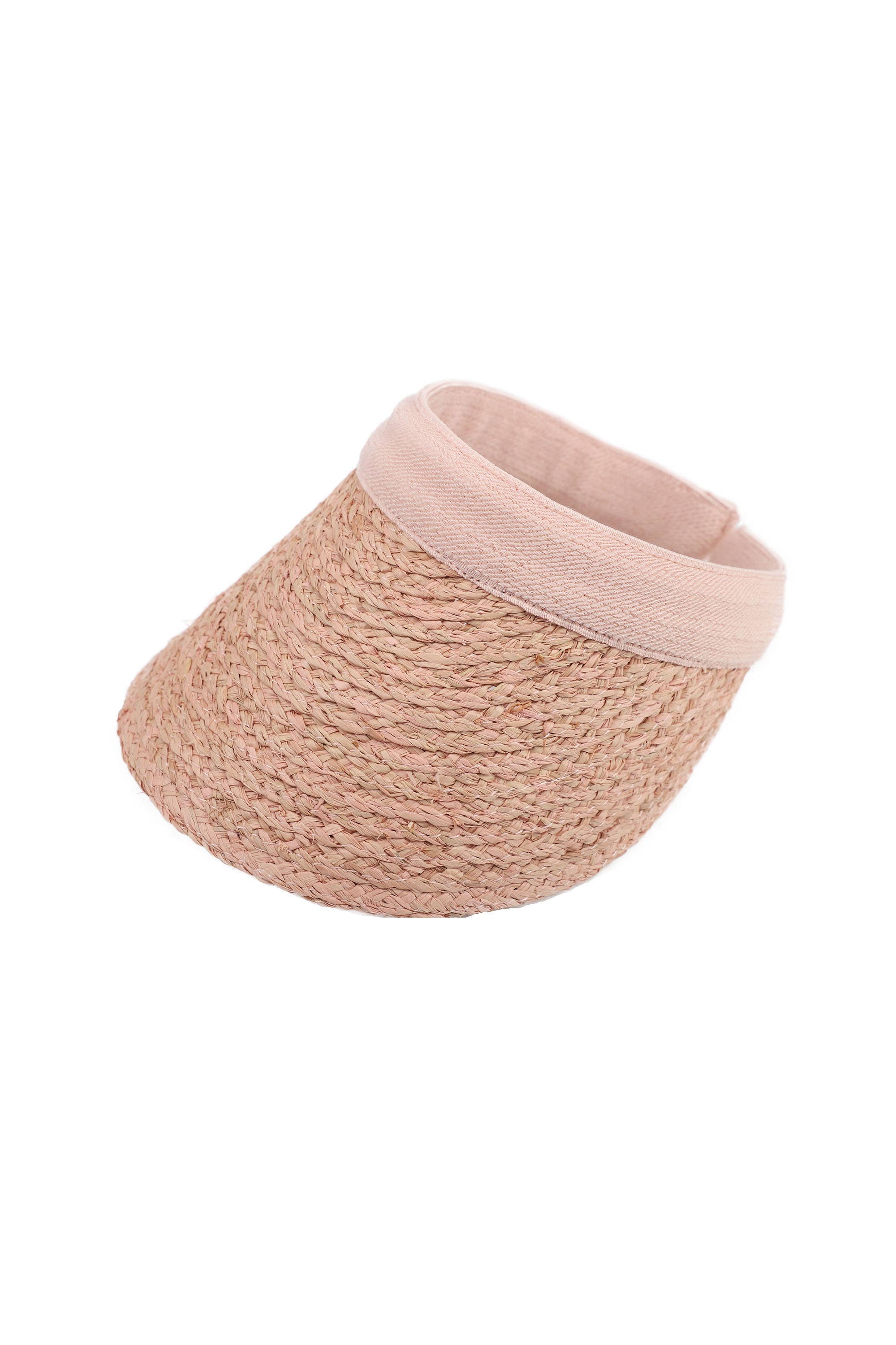 PHANIE MODE - Wholesale Visor - Women's - Solid raffia visor H-291713