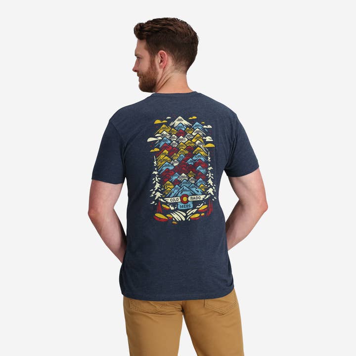 YoColorado - Wholesale Screen Printed T-Shirt - Unisex - T-Shirt - Unisex Colorado 14er Short Sleeve
