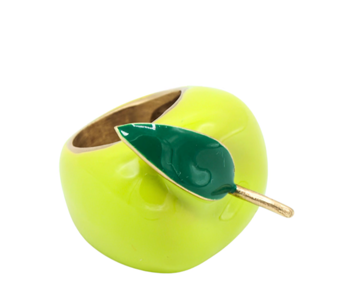 HoopLa - Wholesale Cocktail/Statement Ring - Fruit Basket Ring- Large Dome Fruit Rings- Enamel Hand Made10