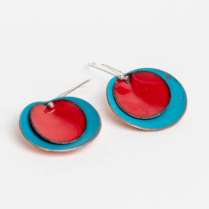 Clara Red Earrings for wholesale by ELZA PEREIRA