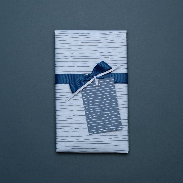 My Pretty Circus - Vendita all'ingrosso Carta da regalo in fogli - Carta da regalo blu acqua, carta doppia faccia riciclata2