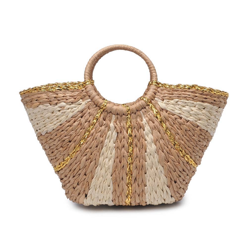 Urban Expressions - Wholesale Beach Bag - Carmen Straw Summer Beach Top Handle Tote4