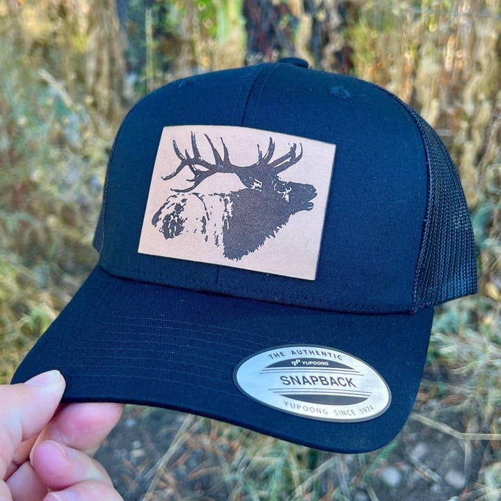 Bull Elk Lädermärke Hatt – 208Tees för wholesale av 208T2.0