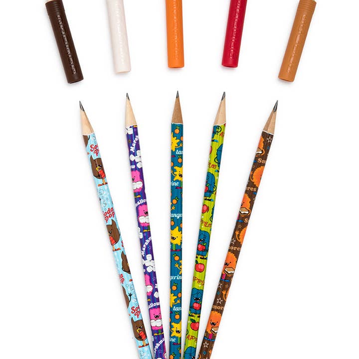 SNIFTY - Wholesale Pencil Topper - Kids - MUNCHY MONSTERS PENCIL TOPPERS 5 PACK