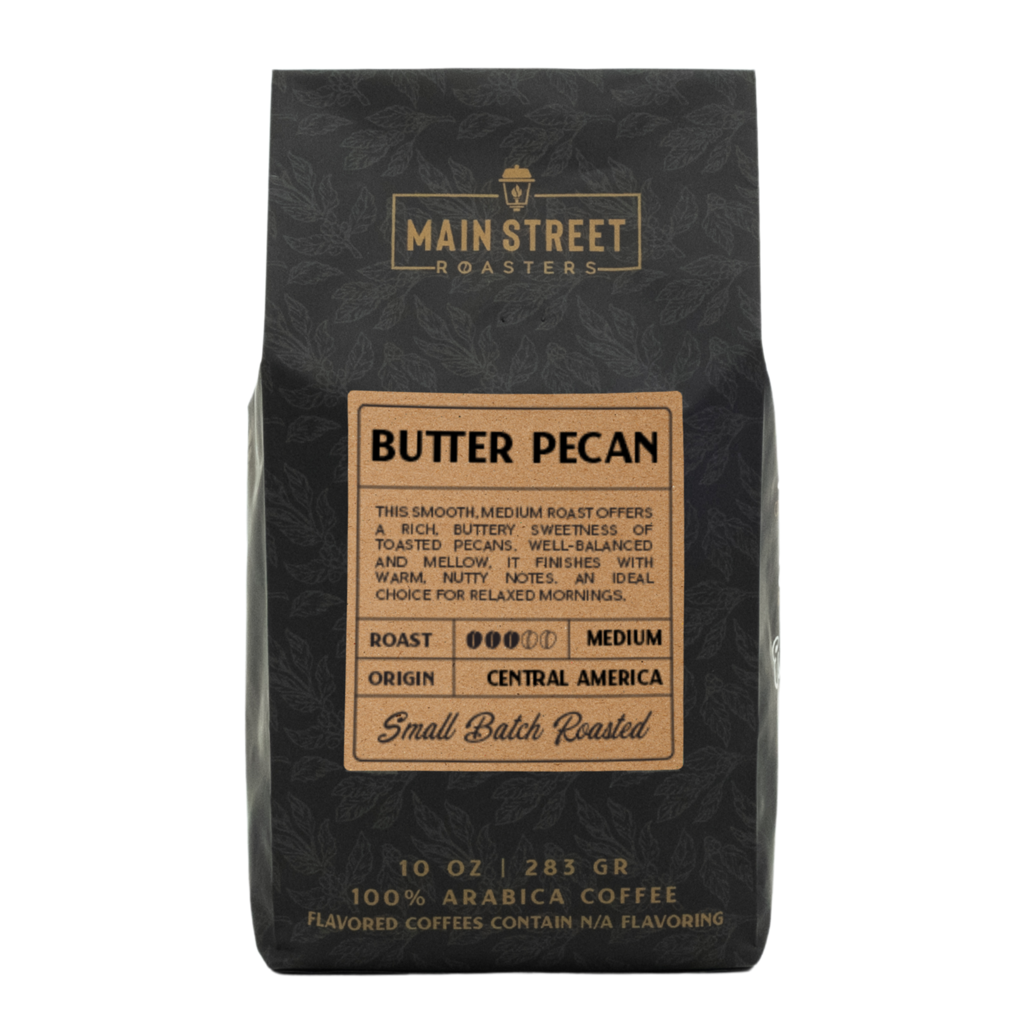 Main Street Roasters - Wholesale Coffee Beans - Butter Pecan Crunch Flavored Coffee0