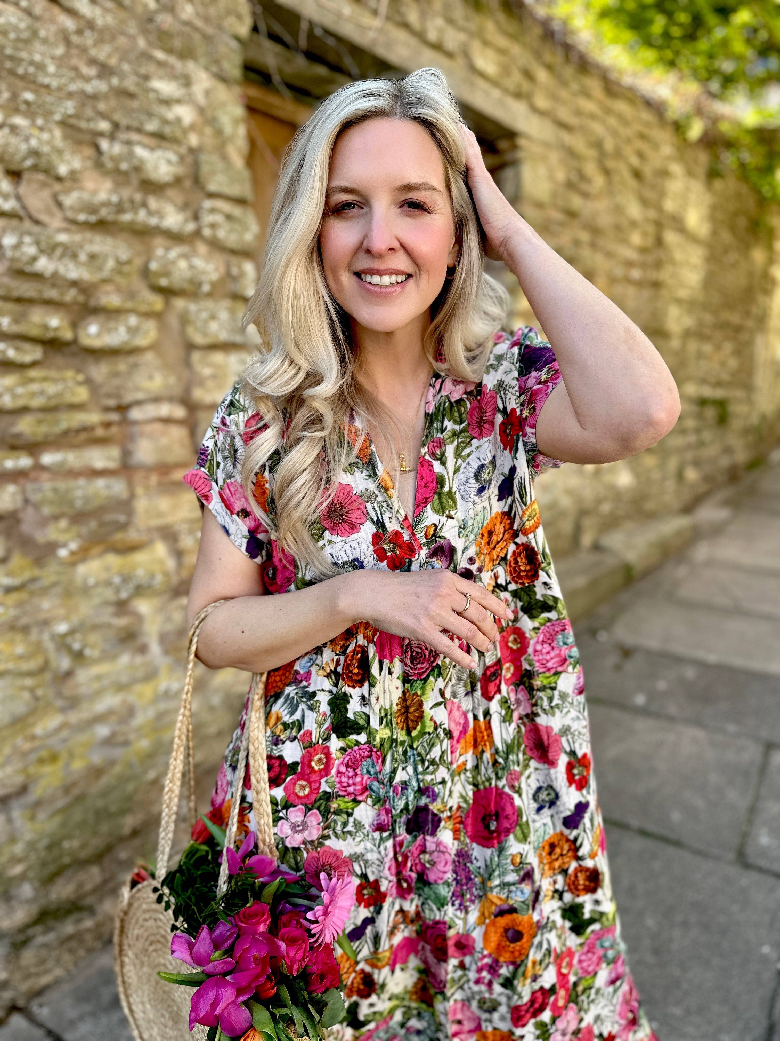 Rosehip Design - Wholesale Dress - Women's - Kate Linen Dress - Carnival5