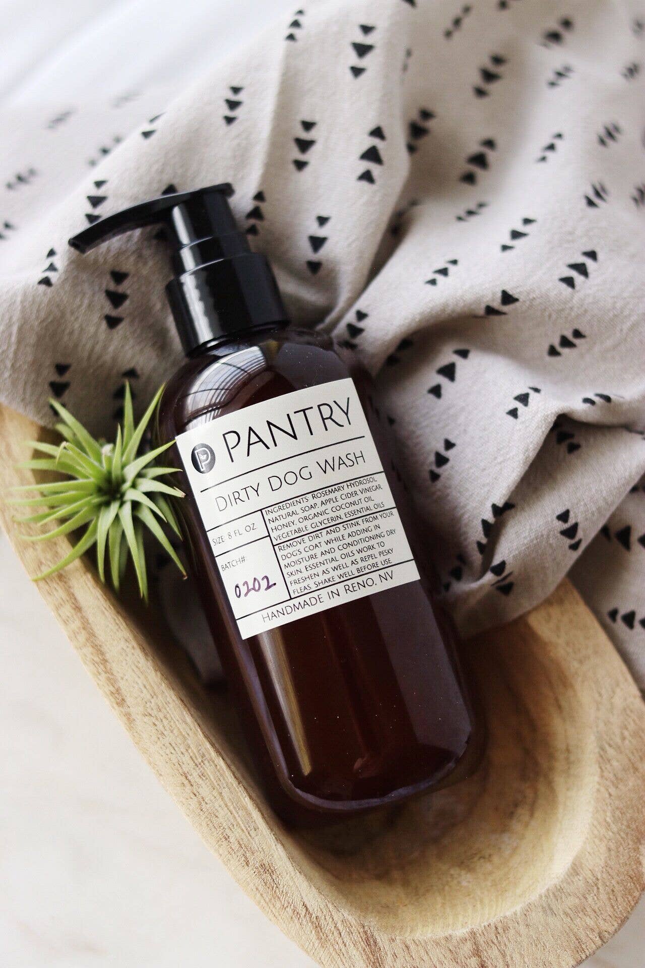 Pantry Products - Skin, Body, + Wellness - Wholesale Pet Shampoo - Dog - Dirty Dog Wash -Dog/Pet Shampoo + Itchy Skin - Non-Toxic