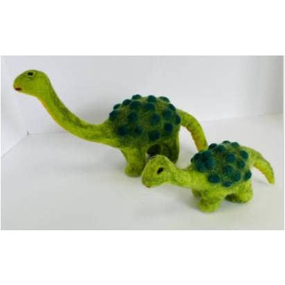 The Winding Road - Wholesale Stuffed/Plush Toy - Kids & Baby - Toys - Dinosaur - Green Bumpy Felt Dino