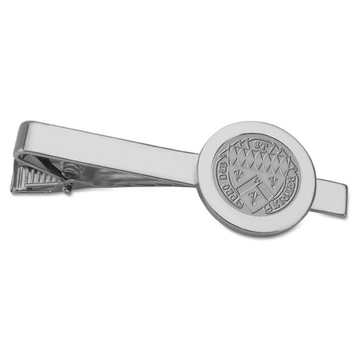 Loras College Duhawks Silver Tie Bar for wholesale by Collegiate Gifts and Accessories
