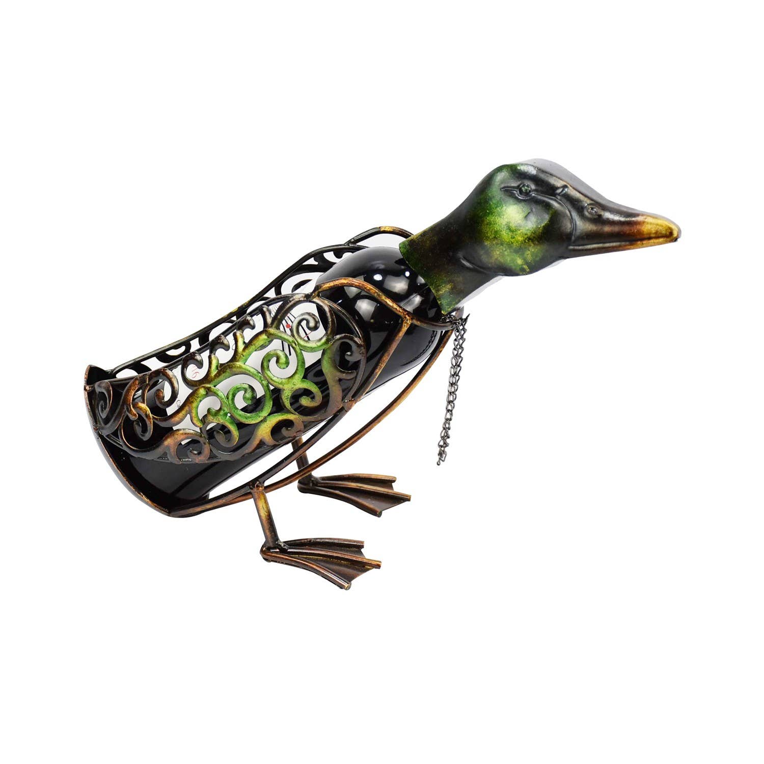 Beachcombers - Wholesale Bottle Rack/Holder - SALE Mallard Duck Wine Bottle Holder0