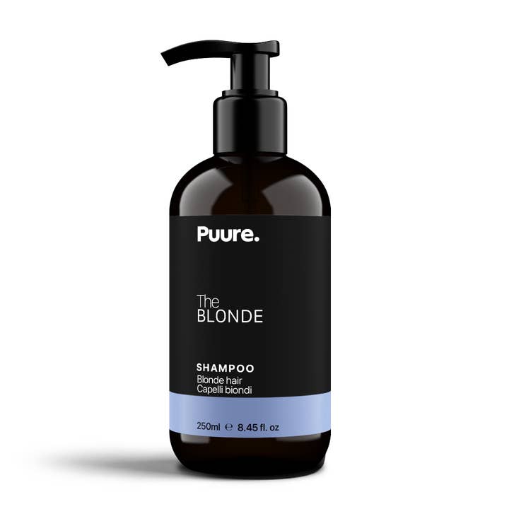 Shampoo per capelli biondo non giallo 250ml per la vendita all'ingrosso da parte di PUURE.