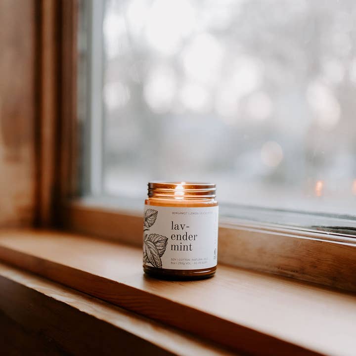 Broken Top Brands - Wholesale Jar/Filled Candle - Lavender Mint 9oz Soy Candle3