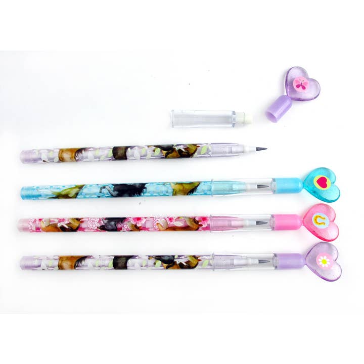 Tiny Mills - Wholesale Pencil - 24 Pcs Horse and Pony Multi Point Pencils