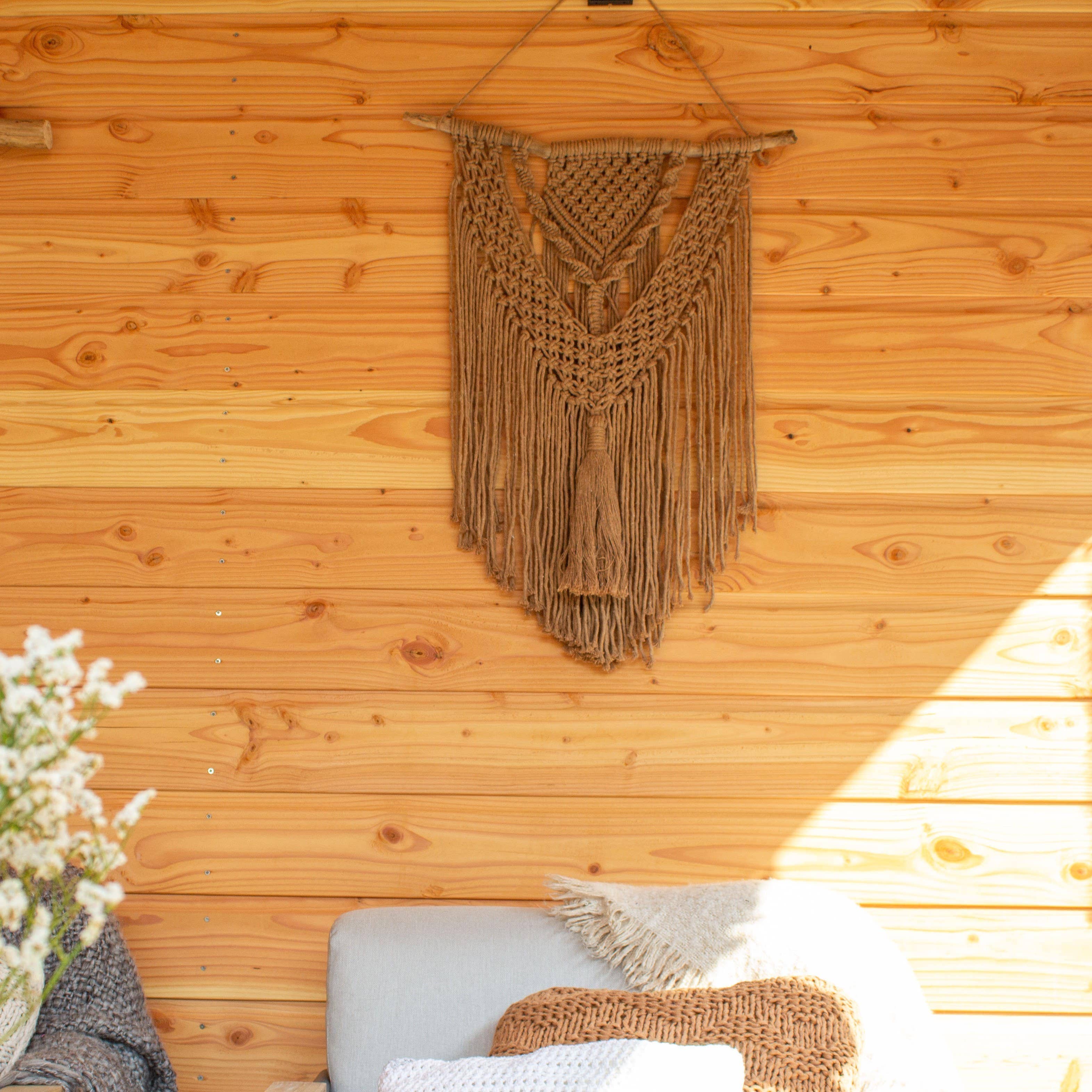 Hoooked Yarns - Wholesale DIY Craft Kit - DIY Macramé kit Wall Hanger Brioni1