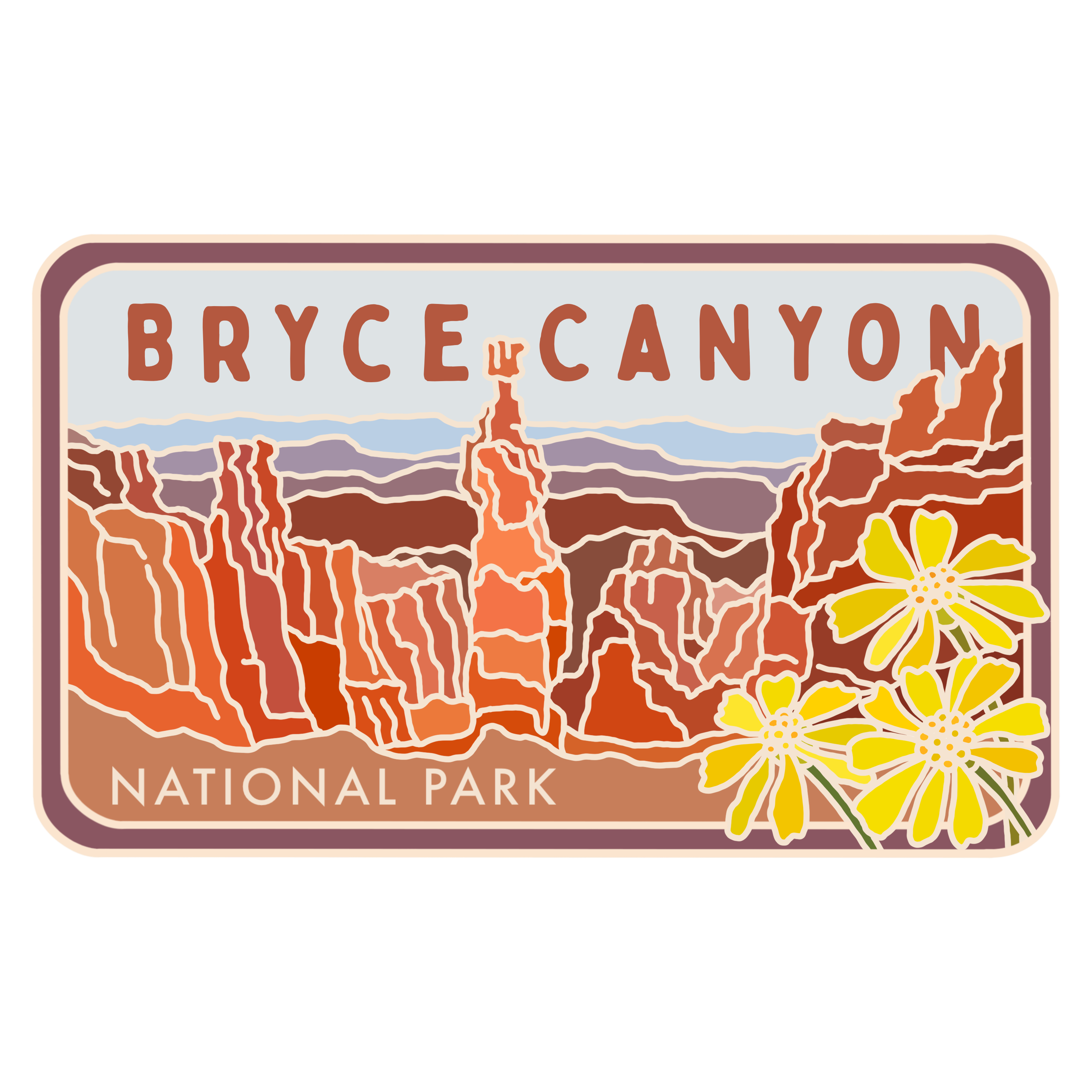 Roaming Heart - Wholesale Sticker - Bryce Canyon - License Plate Series | Sticker6