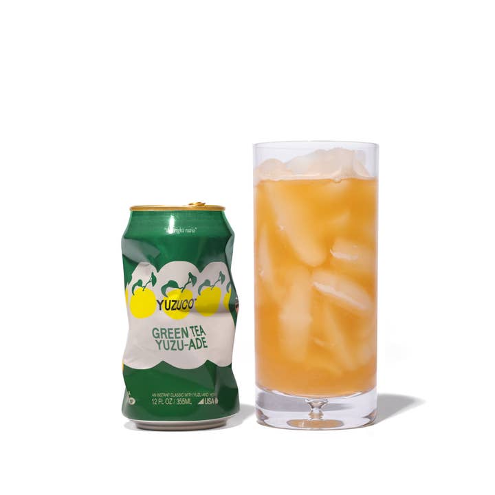 YUZUCO - Wholesale Iced Tea - Green Tea Yuzu-Ade (12oz, 12pk)5