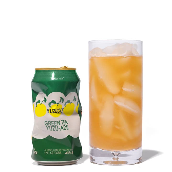 YUZUCO - Wholesale Iced Tea - Green Tea Yuzu-Ade (12oz, 12pk)
