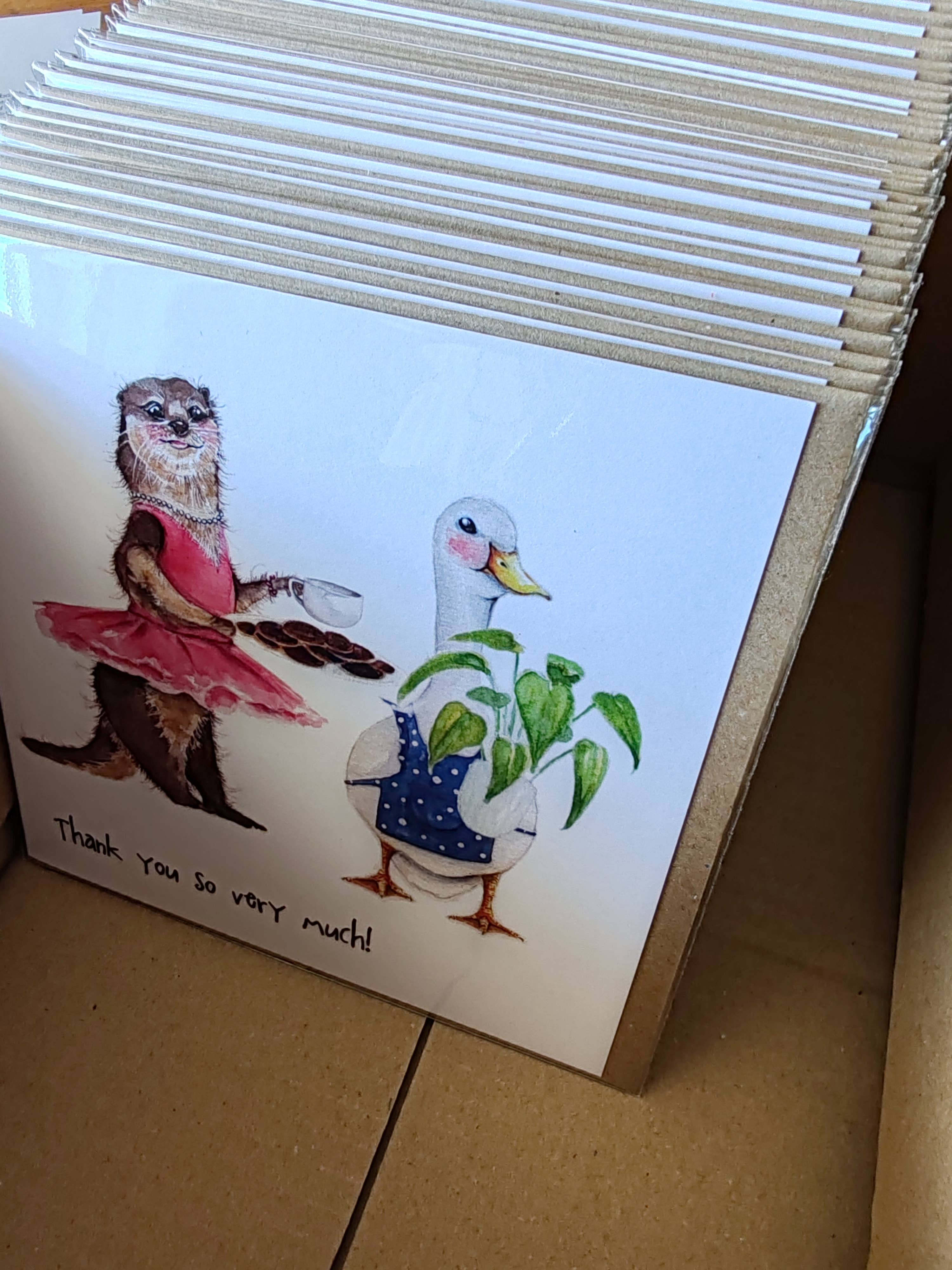 Lookwhatdebbiedid - Wholesale Everyday Greeting Card - Stormy seas coastal seaside art painting greeting card 7